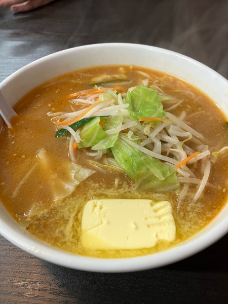 「味噌ラーメン　バタートッピ」@南京亭 新青梅街道店の写真