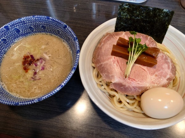 「塩つけ麺＋味玉」@ラーメンつけ麺 奔放の写真