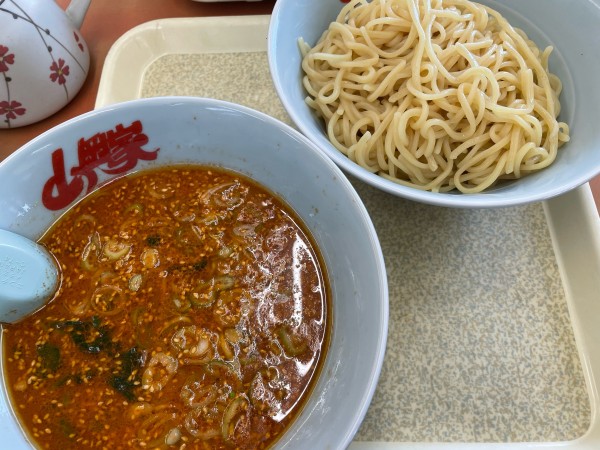 「辛味噌つけ麺」@ラーメン山岡家 相模原店の写真