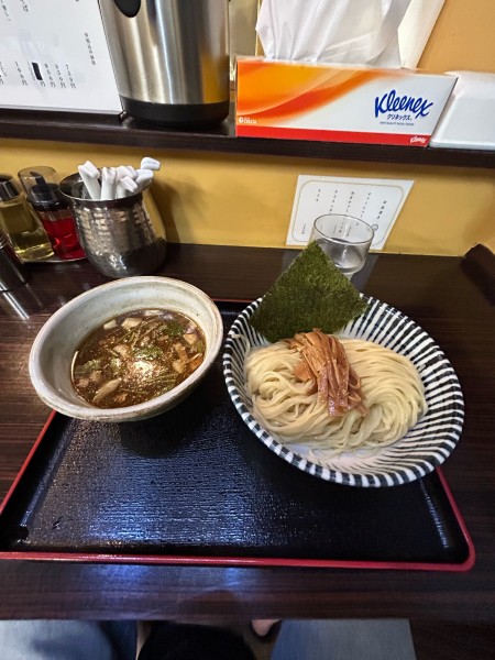 「つけ麺【中盛270g無料】800円」@中華そば 一富士の写真