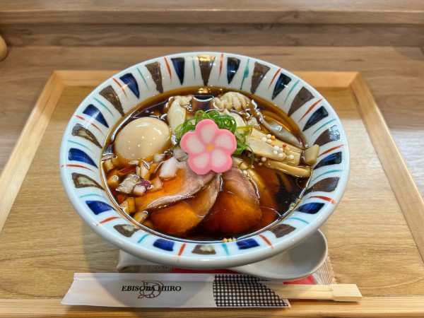 「特製わんたん冷やしえびそば」@えびそば 緋彩の写真