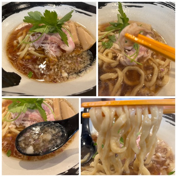 「【気まぐれ限定】鯛と鱧のあら炊きヌードル 800円」@GURU GURU SIROHEBI NOODLEの写真