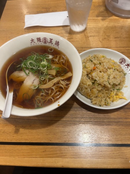 「ラーメンセット」@大阪王将 JR尼崎店の写真