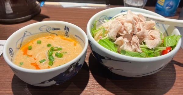 「冷やし胡麻つけ麺」@麺屋武蔵 浜松町店の写真