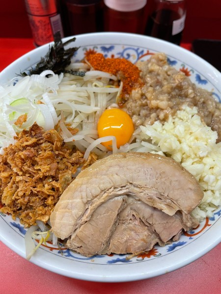 「小ラーメン 汁なし ゼンマシ」@ハナイロモ麺 吉祥寺本店の写真