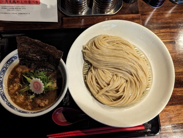 「和牛モツつけ蕎麦」@中華蕎麦しげ田の写真