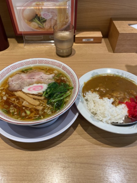 「中華蕎麦＋カレーライス」@麺や みらい食堂の写真