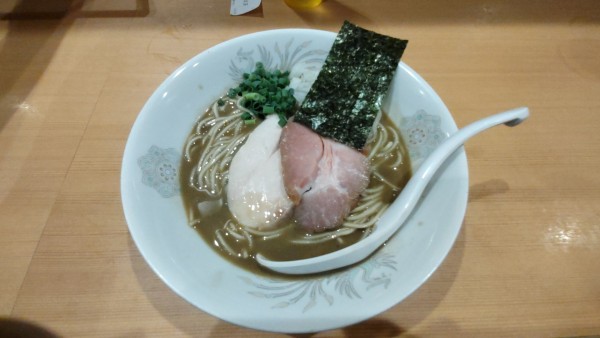 「濃厚煮干しそば990円と和え玉250円」@北千住煮干中華蕎麦 かれんの写真