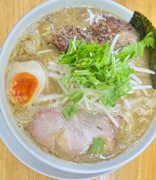 「特製エビそば」@麺屋 白神の写真