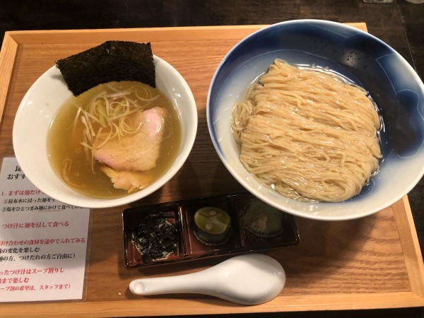 「昆布水　淡麗つけ麺　塩」@KaneKitchen Noodlesの写真