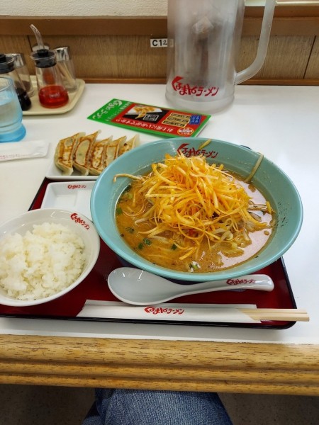 「ねき味噌ラーメン」@くるまやラーメン 仙台原町店の写真