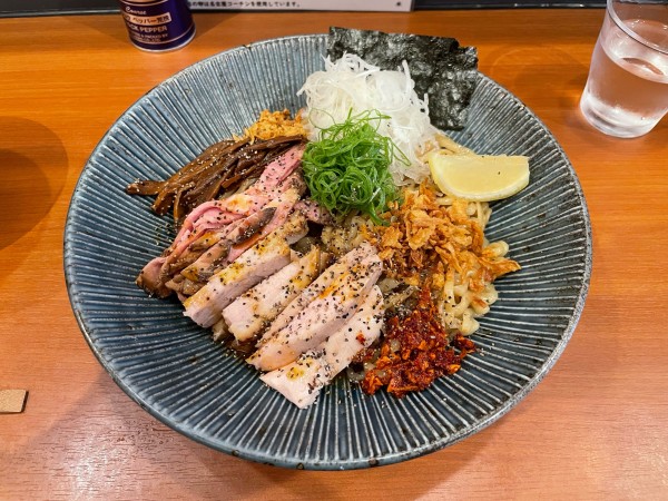 「まぜそば」@自家製手もみ麺 鈴ノ木の写真