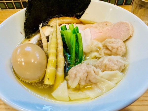 「【限定】特製名古屋コーチン塩そば【1500円】」@ほっこり中華そば もつけの写真