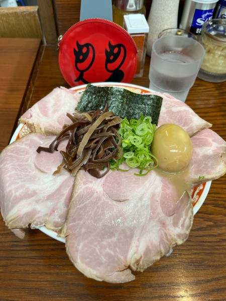 「特製濃厚ラーメン　太麺大盛」@ラーメンかなやの写真