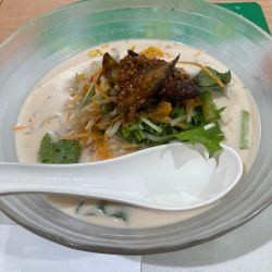 冷やしちゃんぽん麻婆茄子麺増量