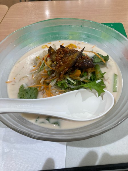 「冷やしちゃんぽん麻婆茄子麺増量」@リンガーハット イオン板橋ショッピングセンター店の写真