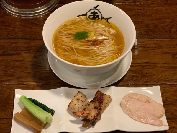 「鶏塩上湯麺」@麺屋 あごすけの写真