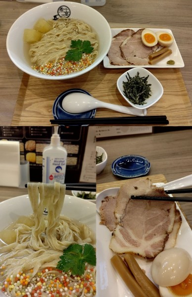 「『ライ麦昆布水麺(¥980)』を平打ち麺で…」@煮干乃宴の写真