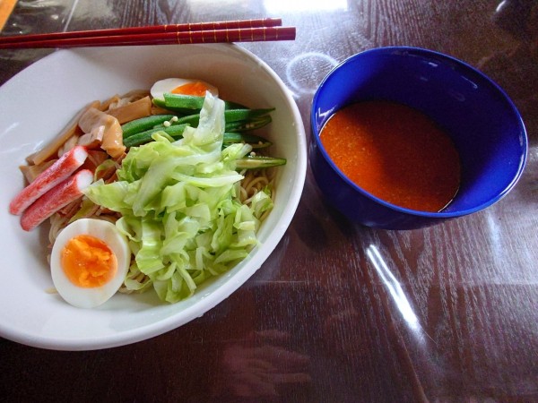 「お土産 冷やし辛つけそば」@中華そば専門 とんちぼの写真