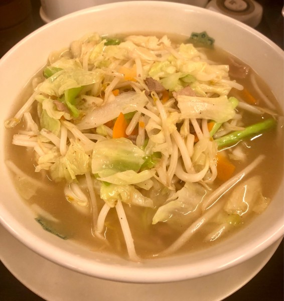 「野菜たっぷりタンメン　570円」@日高屋 西荻窪南口店の写真