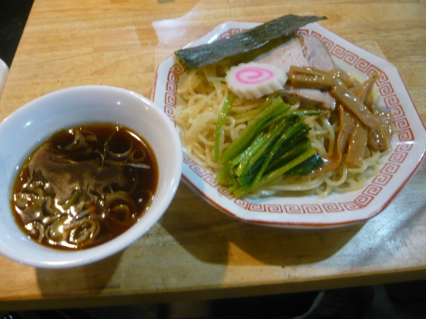「（限定）つけめん（麺少なめ）」@青空食堂の写真