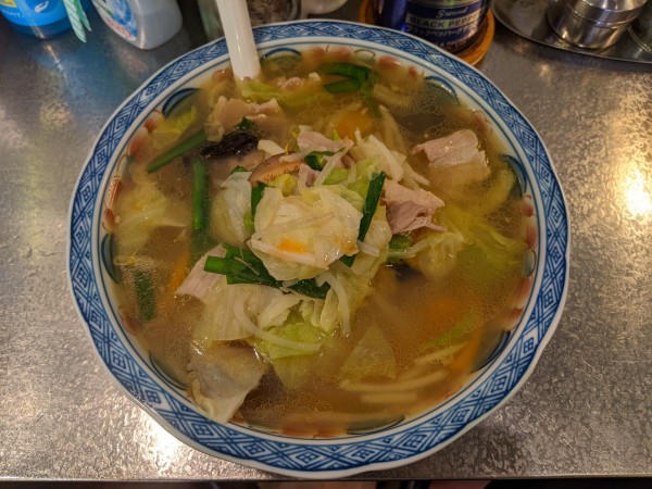 「野菜盛タンメン：1100円」@味のらーめん ぎょうざ 大ちゃんの写真