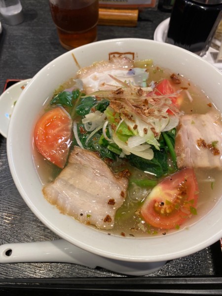 「青唐うま塩ラーメン」@喜多方ラーメン 坂内 多摩センター店の写真