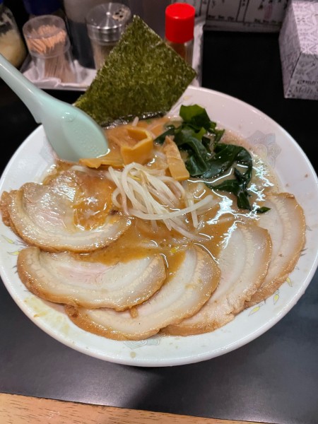 「みそラーメン 850円+チャーシュー4枚200円」@屋台屋 フリータイム白子店の写真