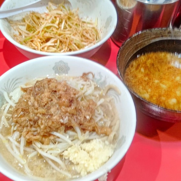 「つけ麺ミニ」@ラーメン二郎 千葉店の写真