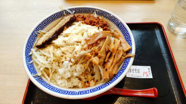 「角まぜそば９２０円」@二代目 麺屋こうじの写真