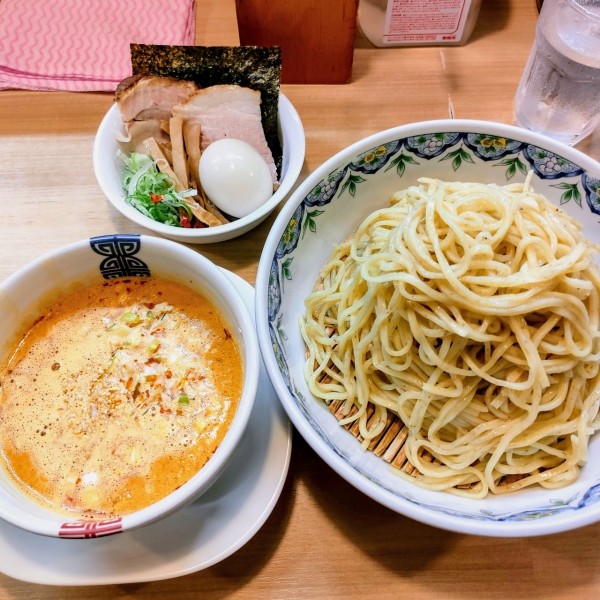 「シン・ごま辛つけソバ､煮玉子」@中華そば 多賀野の写真