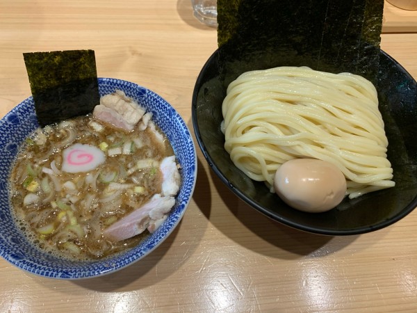 「つけめんチャーシュー 大盛+海苔+味玉」@頑者の写真