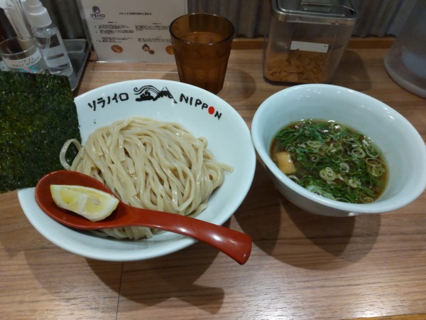 「”極”醤油つけめん」@ソラノイロ NIPPONの写真