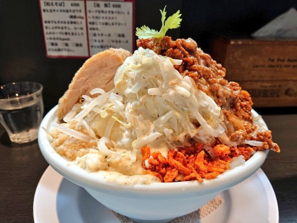 「担々二郎系冷やし中華(ヤサイ・シーザードレッシング増し)」@らーめん 三極志の写真