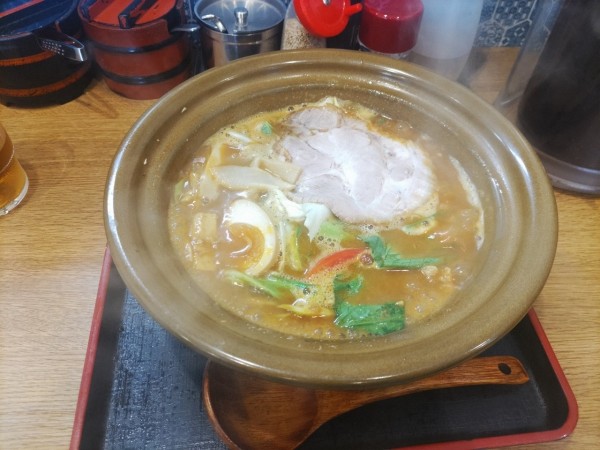 「豚カリーラーメン」@ラーメン猪太の写真