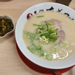 ラーメン+高菜