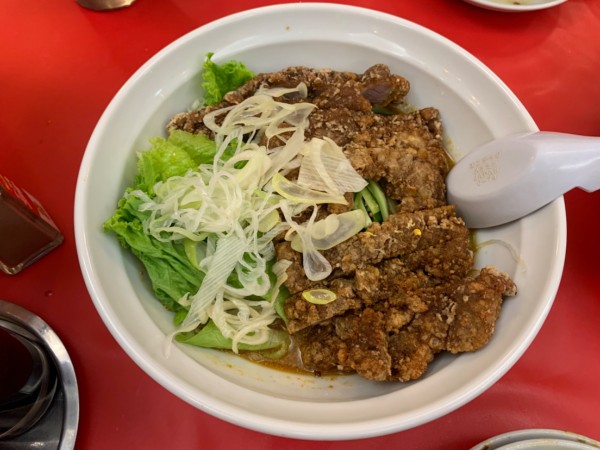 「冷やしパーコー麺」@緑町 生駒の写真