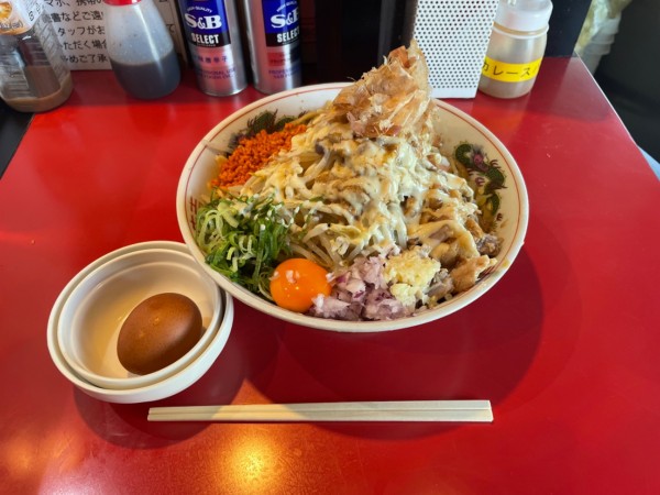 「冷やしまぜそば」@用心棒 市ヶ谷飯田橋の写真