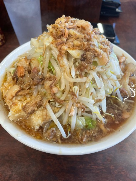 「ぶた小ラーメン ゼンマシ」@ラーメン二郎 めじろ台店の写真