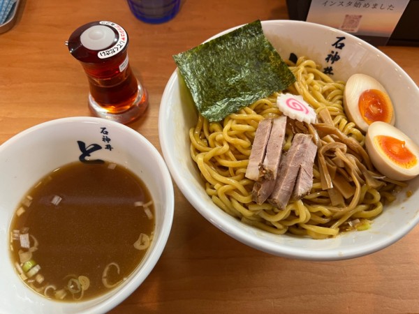 「味玉油そば（麺大盛）」@石神井とらの写真