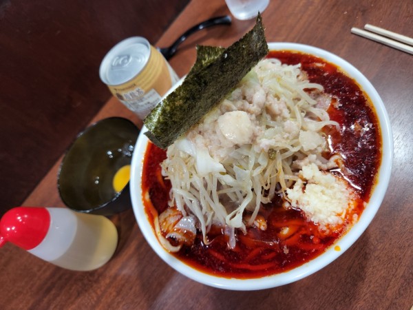 「辛麺120%」@D麺の写真