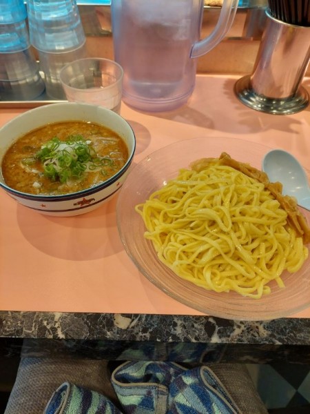 「パンチつけ麺大盛」@流星軒の写真