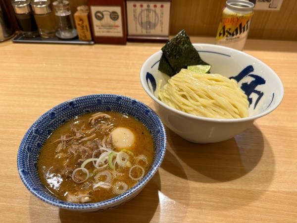 「濃厚豚崩つけ麺（大盛り）」@つじ田 大森店の写真