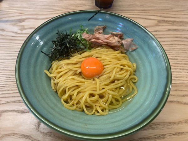 「釜玉油そば」@日本油党 渋谷総本部の写真