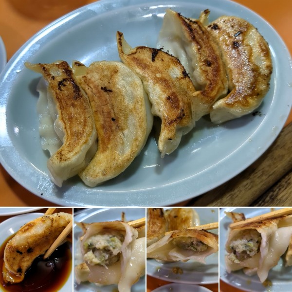 「餃子(5個)　450円」@中華料理 勝楽の写真