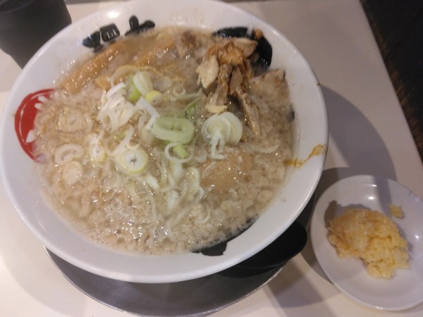 「特製980円(7日てらっちょの日600円)ニンニク80円」@環七ラーメン てらっちょの写真
