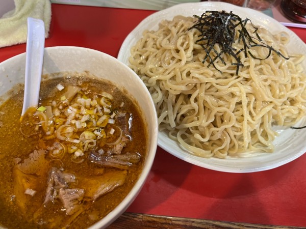 「坦々つけ麺（特盛）＋チャーシュー切り落とし」@桃天花の写真