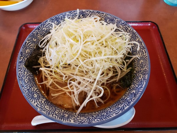 「中華そば+白ネギ」@唐麺や十兵衛 花園店の写真