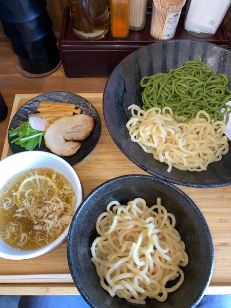 「冷やし3色つけ麺夏塩レモン味¥1,280円(期間限定)」@らぁめん 麺彩家の写真