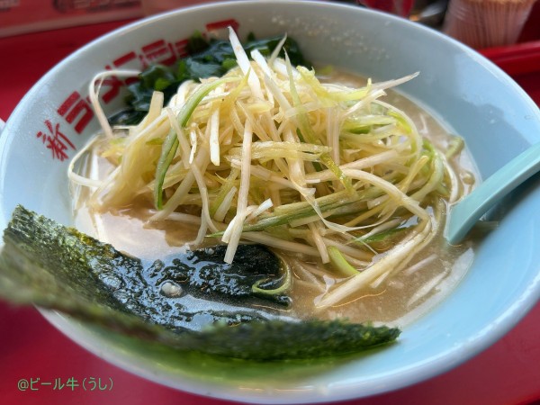 「Ｂ定食(ネギラーメン、餃子、半ライス)1250円」@新ラーメンショップ 狭山本部の写真